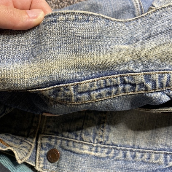 Vintage Abercrombie & Fitch Denim Jean Jacket Size Medium - Picture 7 of 7